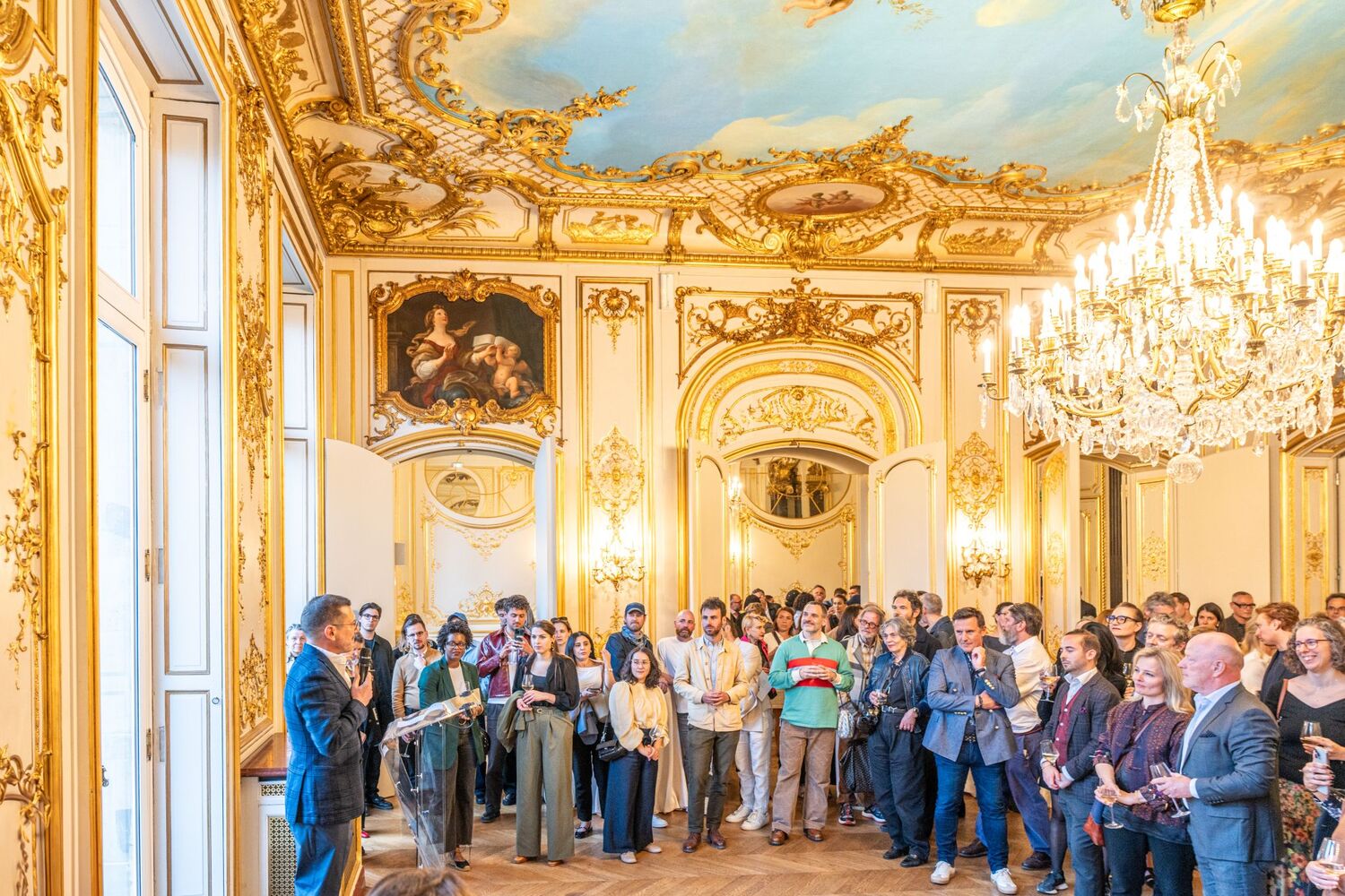 Ameublement français — dîner Haute Facture, photographie Matthieu Aubagnac